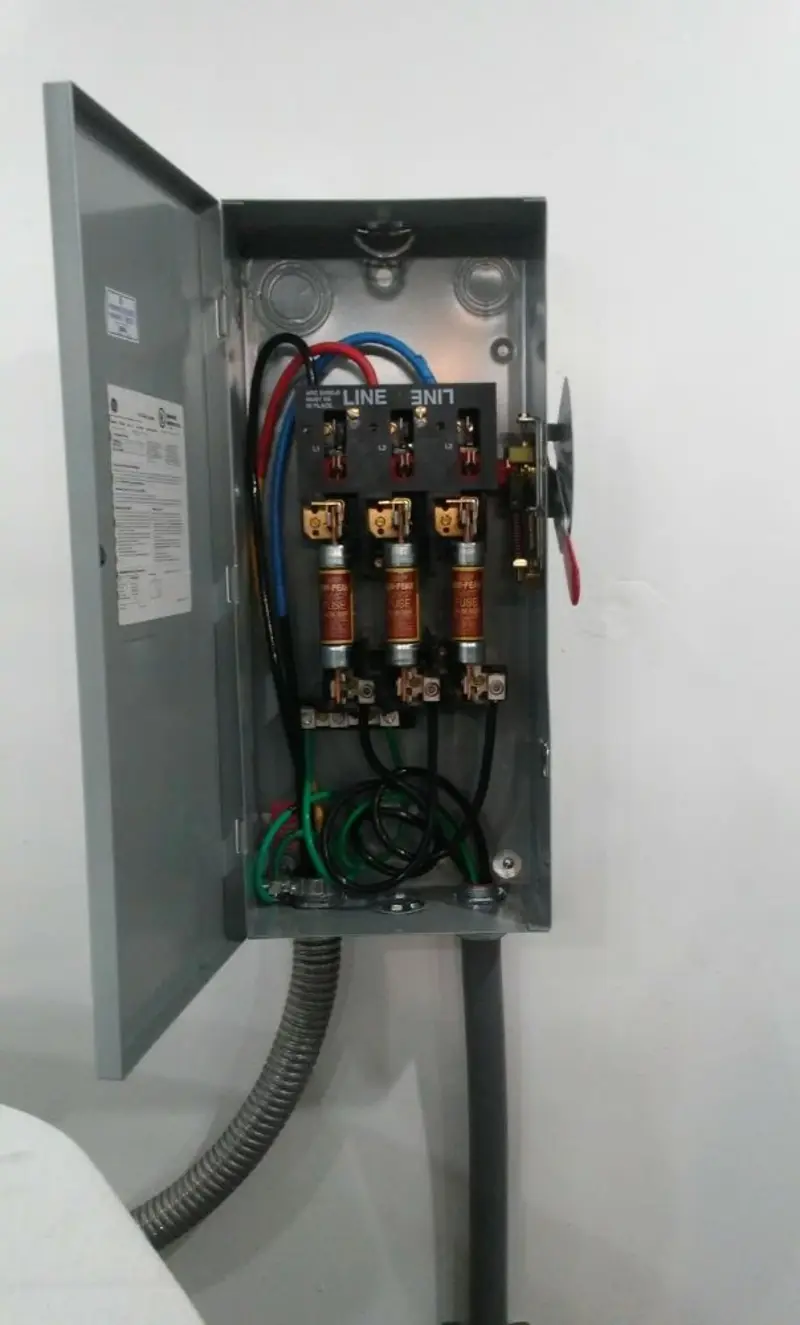 Three-phase disconnect switch installed for Electrical Wiring & Rewiring in Kensington Park