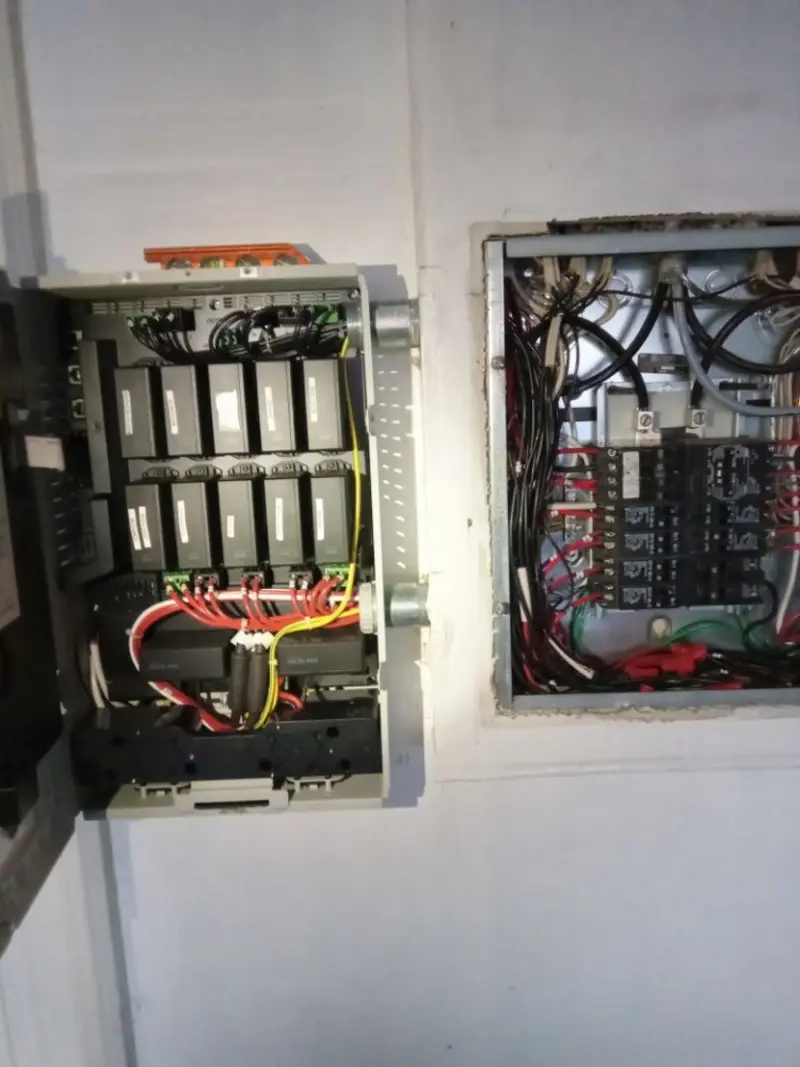 Electrical panel upgrade completed for Security Camera Wiring in Kensington Park